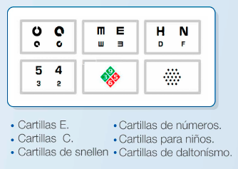 Pantalla de Optotipos LCP-150